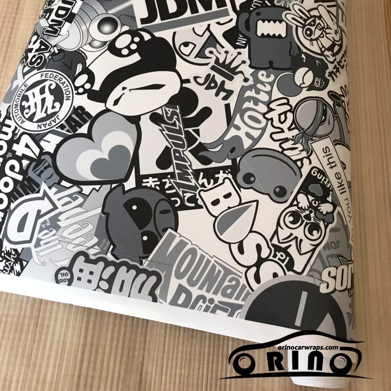 JMD Sticker Bomb Vinyl Film Wrap-19