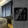 6 en 1 menú inglés multifunción Smart Touch Yuba Switch Socket 6 Gang baño Universal impermeable pantalla táctil inteligente 86*86mm ► Foto 2/6