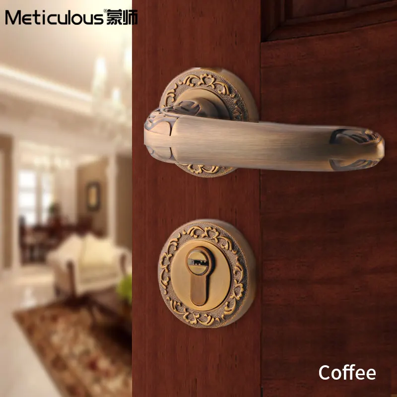 Meticulou Antique Security Entry Split Silent Lock Core Mortice