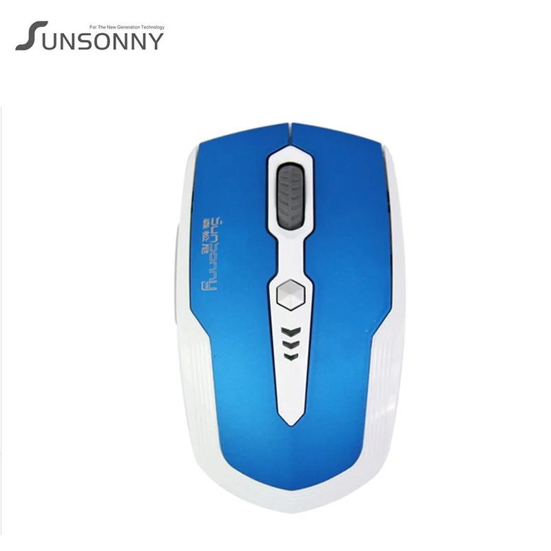 Cool Blue Sunsonny SR 7600 Telecell Wireless USB 2 4Ghz Mouse Desktop font b Gaming b