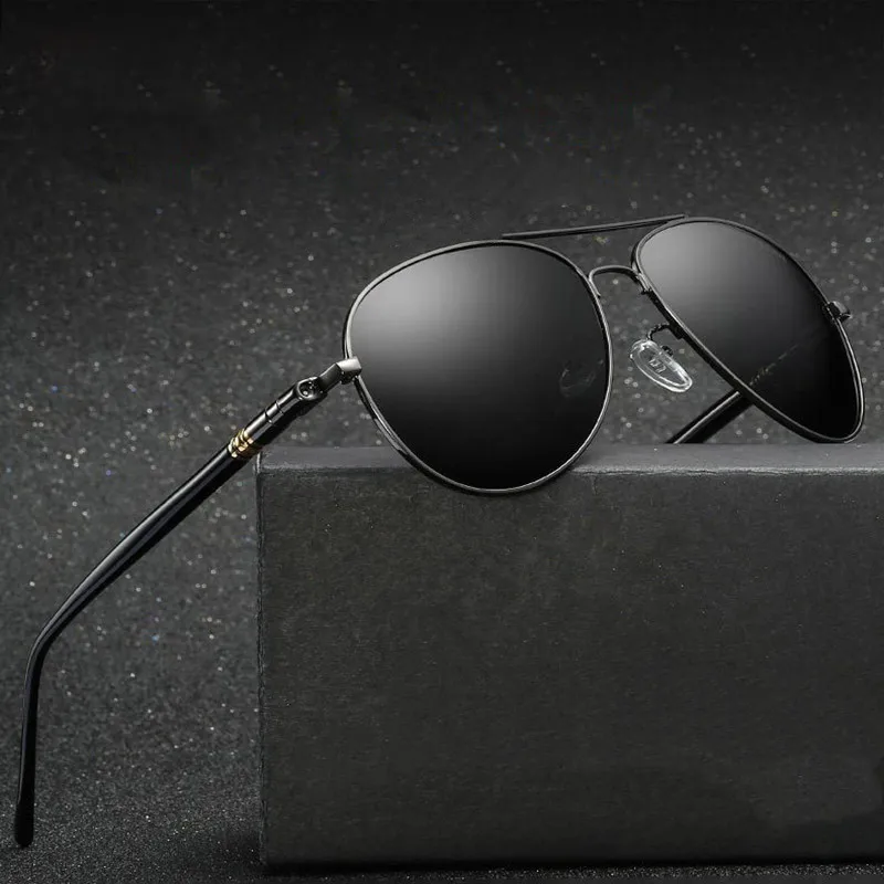 BAOLANG поляризованные солнцезащитные очки мужские для вождения в темноте солнцезащитные очки для мужчин ретро очки Брендовые дизайнерские