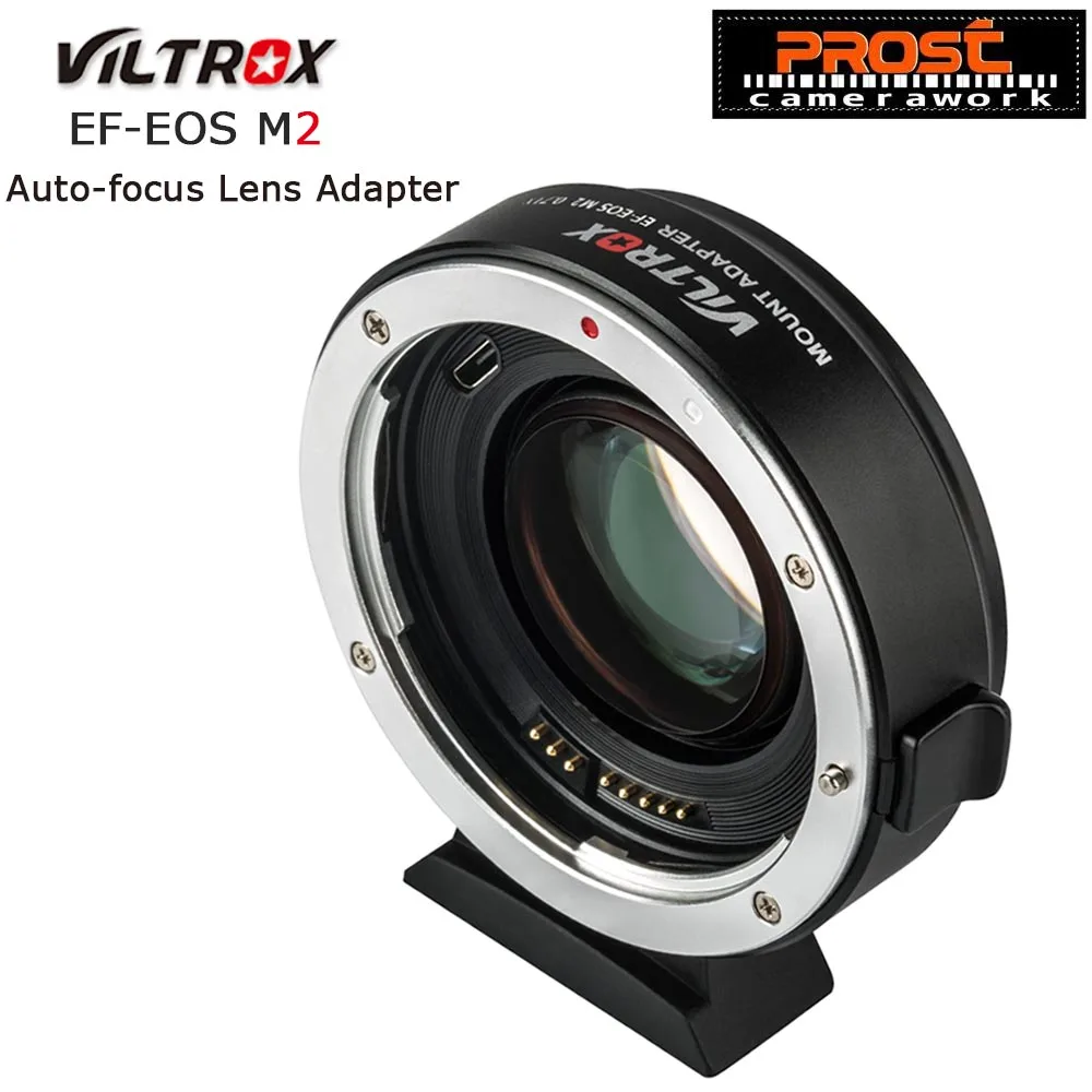 Адаптер для объектива Viltrox с автофокусом M2 AF EXIF 0 71x Canon EF камеры EOS M5 M6 M50|Адаптеры