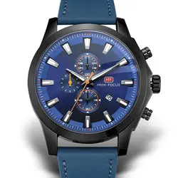 2018 бренд кварцевые для мужчин часы модные пояса из натуральной кожи Хронограф Спортивные наручные часы для нежный мужской студентов Reloj Hombre