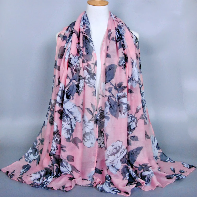 Женский Длинный шарф из вискозы с принтом 180x90 см|scarf shawl|fashion shawlsscarf viscose |