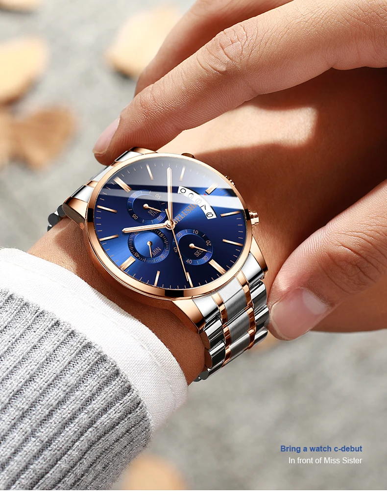 BELUSHI Топ бренд Мужские кварцевые часы водонепроницаемые Дата Календарь хронограф наручные часы повседневные бизнес часы reloj hombre# c