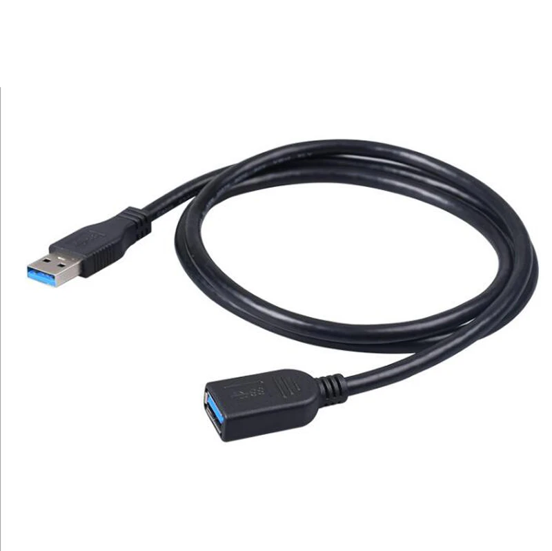 Usb3.0 تمديد كابلات ذكر إلى أنثى تمديد سلك السوبر سرعة 3.0 مزامنة بيانات usb الموسع كابل لأجهزة الكمبيوتر pc الماوس
