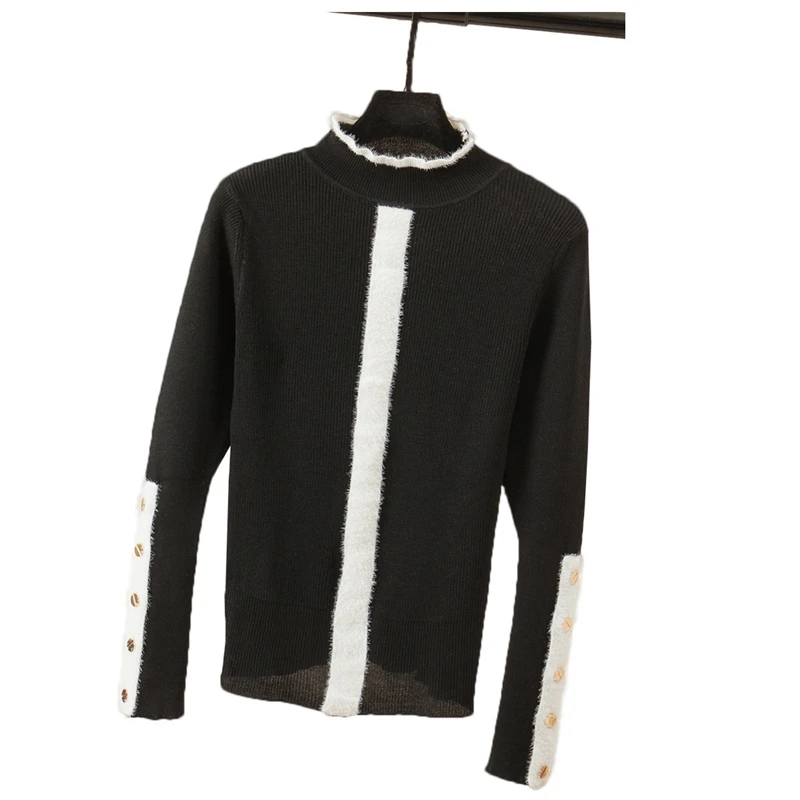 half turtleneck sweater