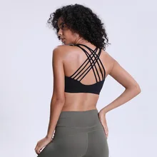 Спортивная одежда для женщин тренажерный зал Йога Топ спортивный бюстгальтер спортивный Топ Спортивная рубашка Женский тренажерный зал фитнес женщина жизненный бесшовный тренировочный топ быстрый сухой