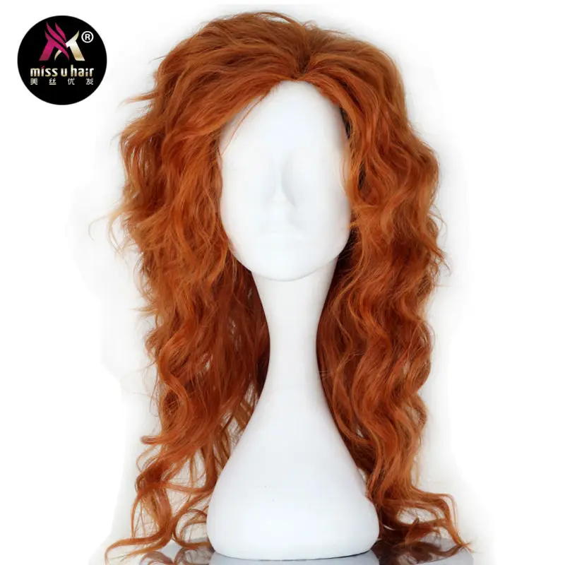 Женский синтетический парик Miss U Hair длинный пушистый кудрявый для косплея на