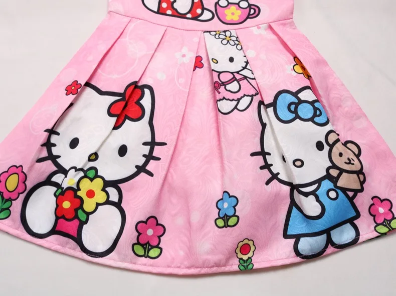 cute baby dresses online Kids Dresses For Girls Clothing girl dress  cartoon cat dress Teenager 2018 Casual Children Clothing New Year performance dress baby girl skirt