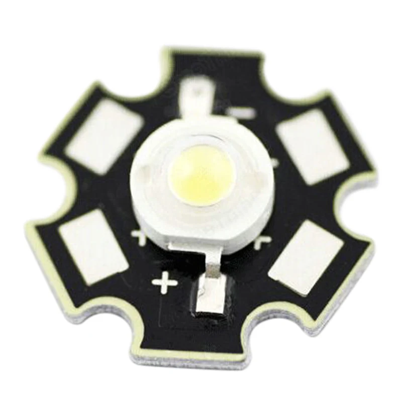 

10pcs 1W White Aluminum Substrate Chip COB LED Chip LED Lamp Bead High Power Lamp Bead