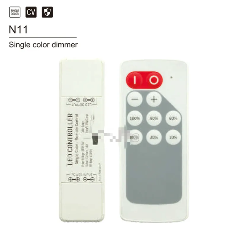 DC5 24V Nano Новый Одиночный цвет/CCT/RGB/RGBW Беспроводной RF пульт дистанционного led диммер