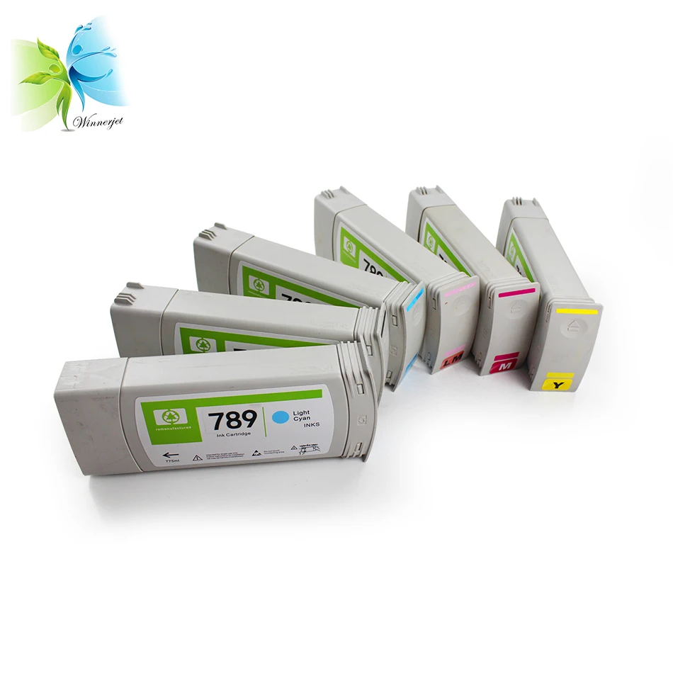 

WINNERJET 775ml 6 Colors for HP 789 Remanufactured Ink Cartridge With Latex Ink For HP L25500 Printer