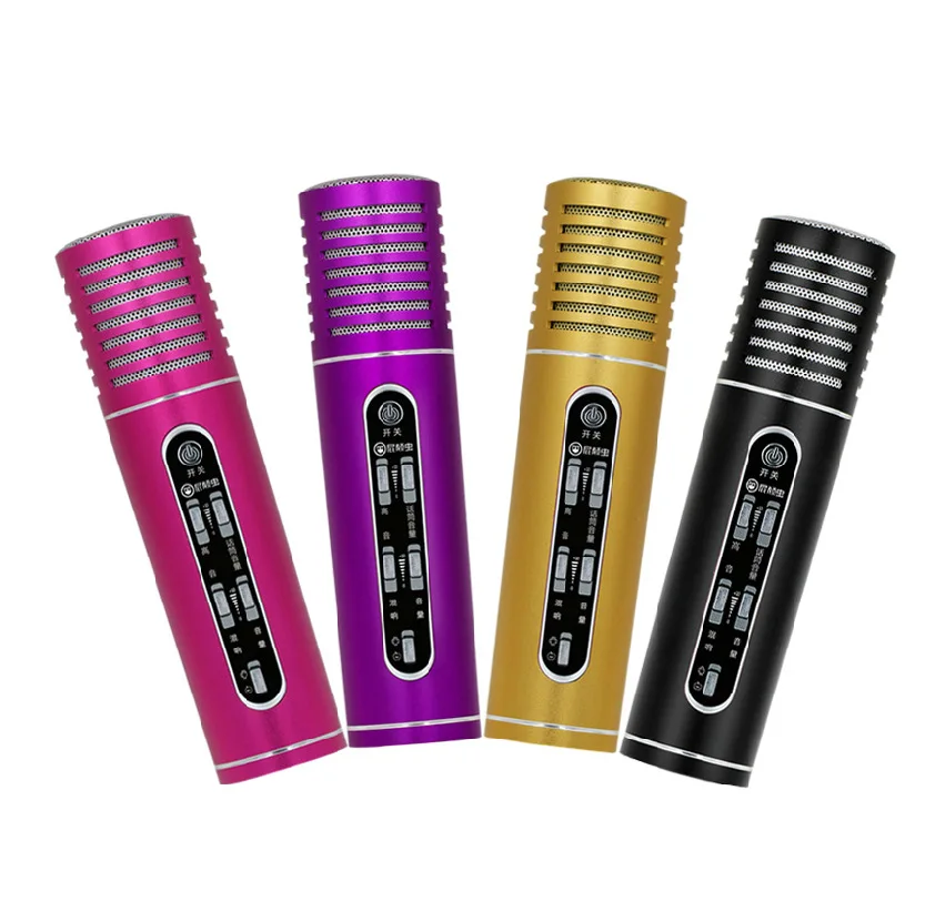 Itek New Portable Audio Condenser Microphone Studio Vocal KTV Music Recording Mobile Phone Microphones for iPhone