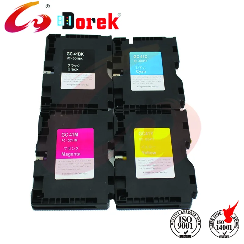 40 pcs GC 41 Sublimation ink cartridge for IPSIO SG 3100 2100 2010L 3110 With chip and