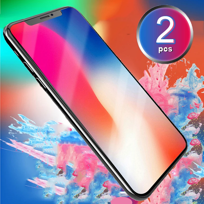 Kopen Glas Screen Protector Voor iPhone XS Max XR 2018 5.8 6.1 6.5 inch 6 6 s Plus 9 H Ultra mobiele Telefoon Gehard Beschermende Film 2 stks