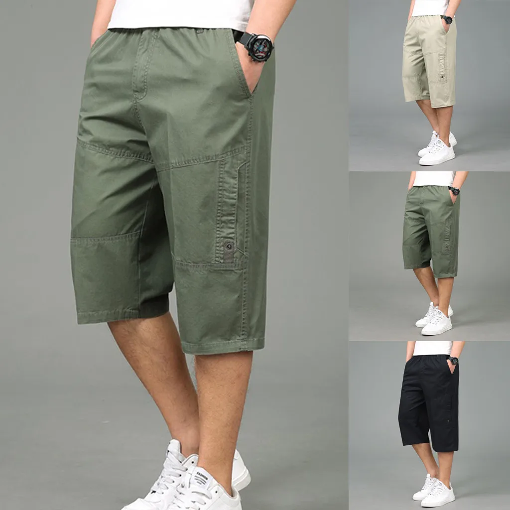 2019 New Shorts Men Stylish Seven Point Multi Zip Multi Pocket Built In