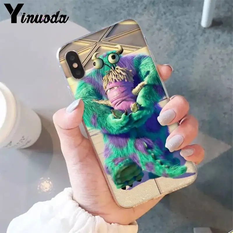 Yinuoda Funny Monster power Company мягкий чехол для телефона для iPhone X XS MAX 6 6s 7 7plus 8 8Plus 5 5S SE XR 10 11 11pro 11promax