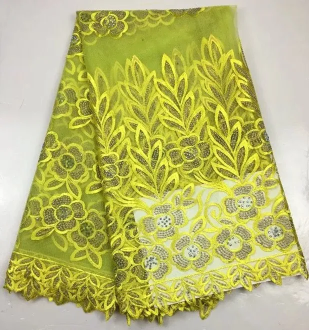 

French Lace Fashion nigerian beaded lace fabrics for wedding 2018 african french lace fabric high quality with stones