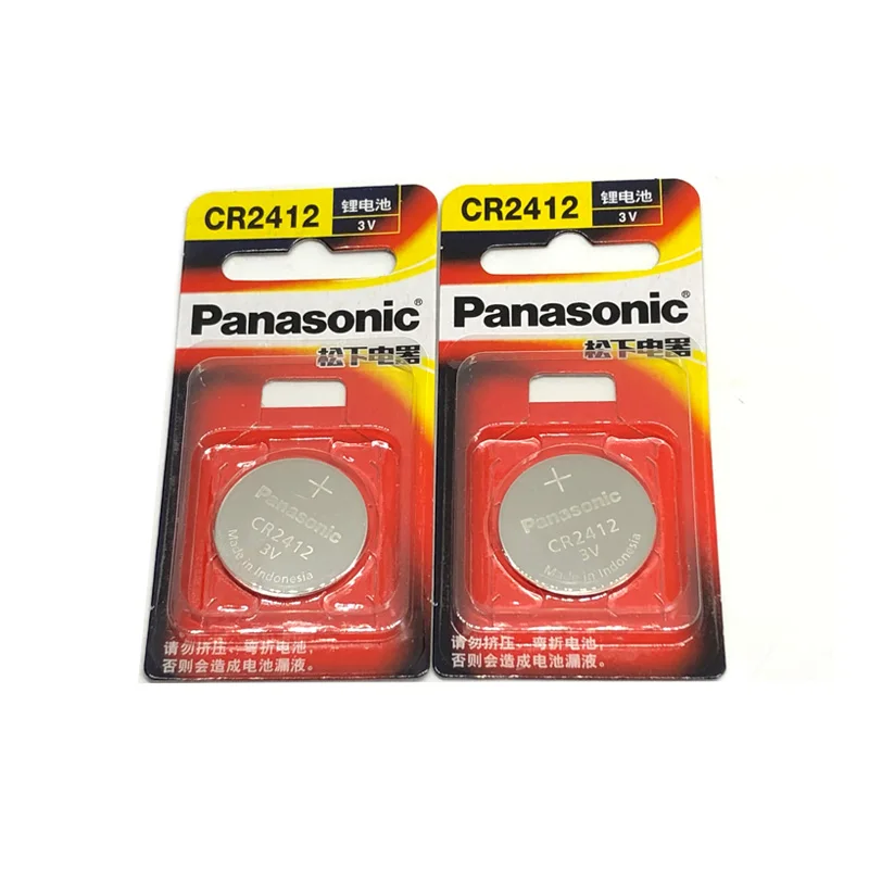 Литиевые кнопочные батарейки для часов Panasonic CR2412 CR 2412 3V swatch 20 шт./лот | Электроника