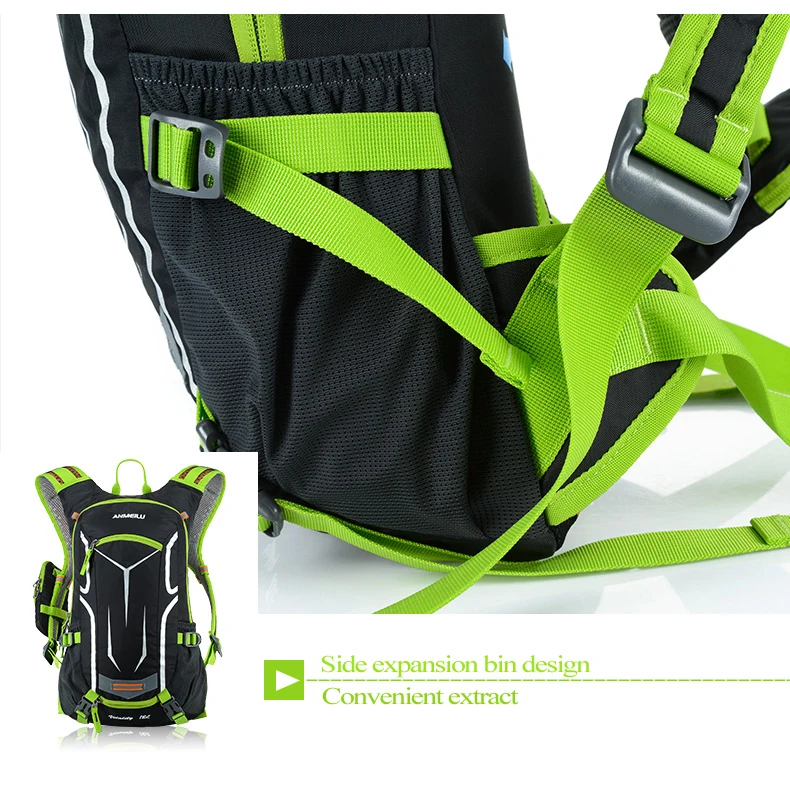 Discount Anmeilu 18L Cycling Hydration Backpack Waterproof Nylon Bicycle Bag With Rain Cover Bike Water Bag Climbing Hiking Shoulder Pack 33 Discount Anmeilu 18L Cycling Hydration Backpack Waterproof Nylon Bicycle Bag With Rain Cover Bike Water Bag Climbing Hiking Shoulder Pack 33