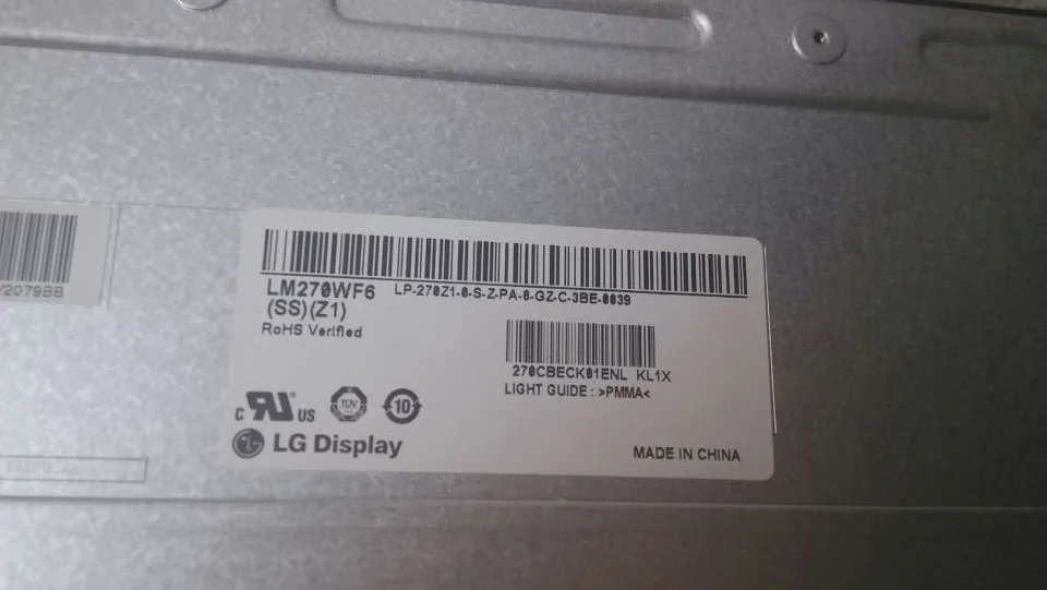 LM270WF6 SSZ1 SS Z1 (SS)(Z1) 27 дюймовый ЖК дисплей экран панель модулей|panel|panel displaypanel lcd |