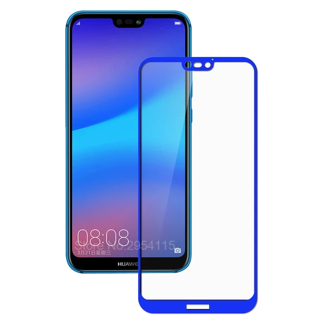 Защитное стекло для huawei p20 lite стекло для huawei p20 pro закаленное защитное стекло для экрана p 20 lite 20pro p20lite p20pro sklo - Цвет: Blue