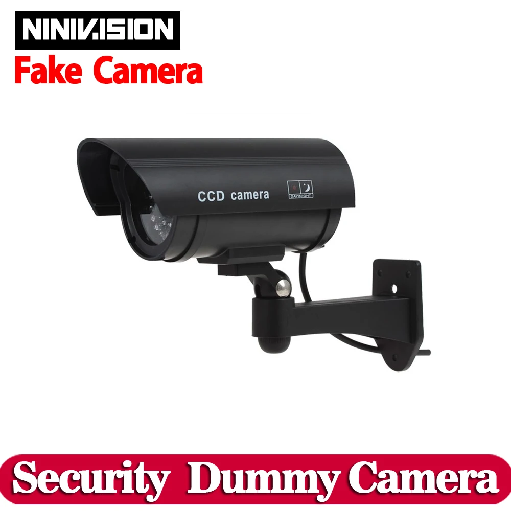 

Outdoor Indoor surveillance camera Fake IP Surveillance Security Camera Dummy Night CAM LED Light safe home