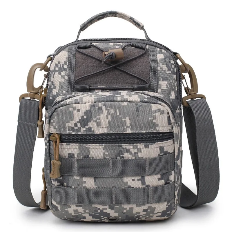 Открытый тактический нагрудный мешок камуфляж спортивные сумки на плечо нейлон водонепроницаемый езда карманы многофункциональный военный рюкзак - Цвет: 5