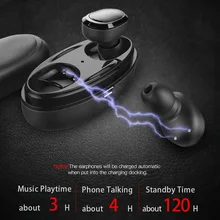 Беспроводные Bluetooth Накладные наушники, наушники-вкладыши спортивные наушники T12 TWS с микрофоном для зарядки сабвуфер для мобильного телефона