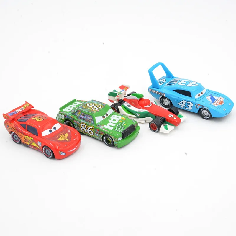 Disney Pixar Cars Lightning McQueen Mater 1:55 Diecast Metal Alloy
