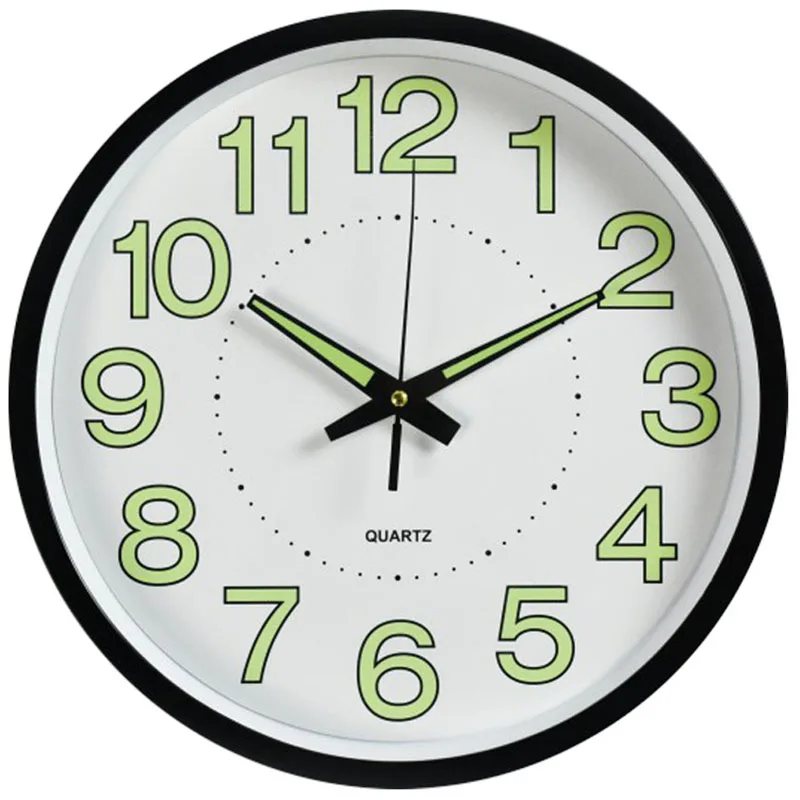 

Timelike Luminous Wall Clocks New Circular Quartz Clocks Home Decor Bedroom Decor Glowing In The Dark
