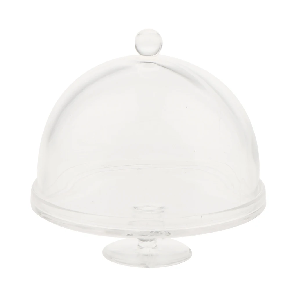 Dollhouse Miniature 1/12 Scale Clear Dessert Snack Can with Half Round Lid