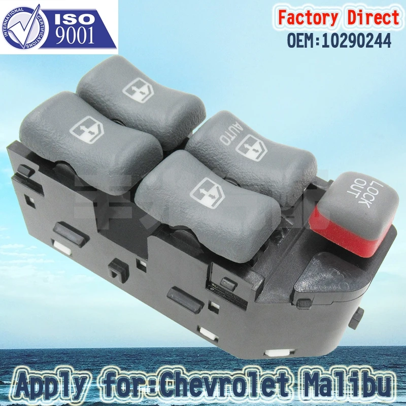 

Factory Direct Power Window Master Switch apply For Chevrolet Malibu 4 Door 10290244 97-03