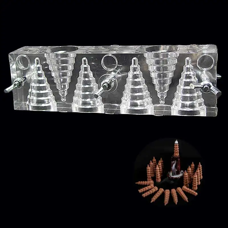 

Fragrant Mold DIY Incesne Tool Handmade Tower Incense Mold Backflow Incense Cone Incense Handmade Tool Acrylic S