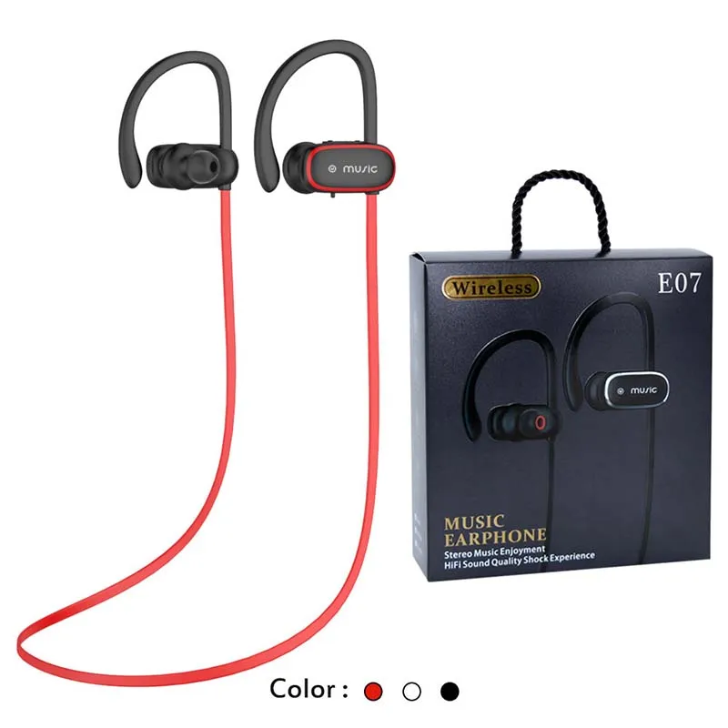 

LinXiang Newest Noise Cancelling Neckband Headphone Ear Hook Stereo Sport Wireless Bluetooth Earphone
