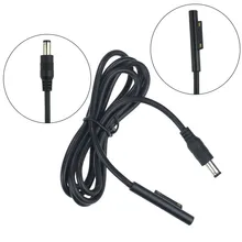 5,5*2,5 мм DC штекер зарядное устройство адаптер зарядный кабель шнур для microsoft Surface Pro 3 4 Tablet PC 1 м черные кабели