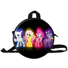 2 New Arrival 2015 Children School Bags Cute Owl Bag for Girls Cartoon Animal Kids Backpacks Baby Round Schoolbag Mochila Infantil