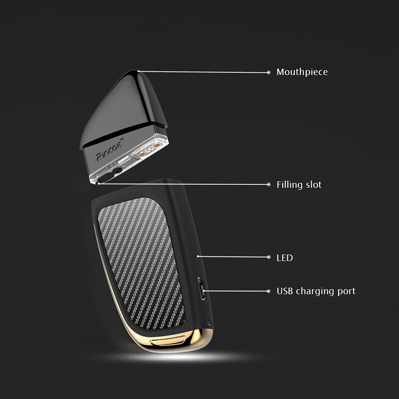 Original Rincoe Ceto Pod Kit Systerm All-in-one Starter Kit with 370mAh Battery 2ml Cartridge Vaporizer vs smoant s8 Original Rincoe Ceto Pod Kit Systerm All-in-one Starter Kit with 370mAh Battery 2ml Cartridge Vaporizer vs smoant s8