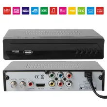 Receptor de tv para o brasil Peru TV Receiver VHF UHF Antenna Digital Terrestrial ISDB-T Tuner tv set top box 1080P USB EPG HDMI