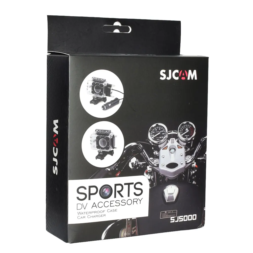 Мотоциклетный водонепроницаемый чехол для корпуса и мотоциклетного зарядного устройства для SJCAM 5000 SJ5000X SJ5000 wifi SJ5000+ спортивные экшн-камеры