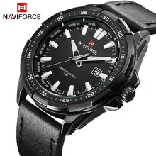 Nouveau Luxe Marque NAVIFORCE Montres Hommes Quartz Heure Date En Cuir Horloge Homme Sport Armée Militaire Montre-Bracelet Relogio Masculino