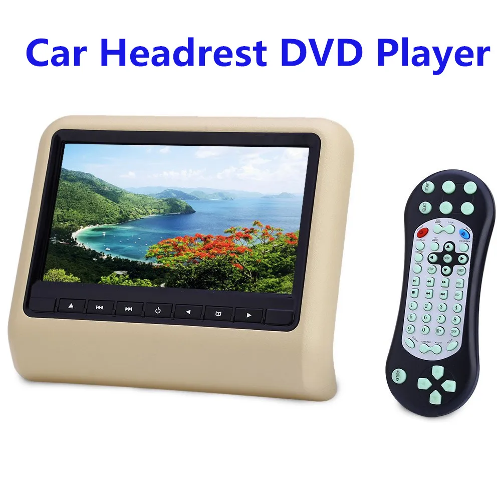 Gbtiger XD9901 9 дюймов Универсальный подголовник автомобиля dvd плеер с HDMI Экран сиденье