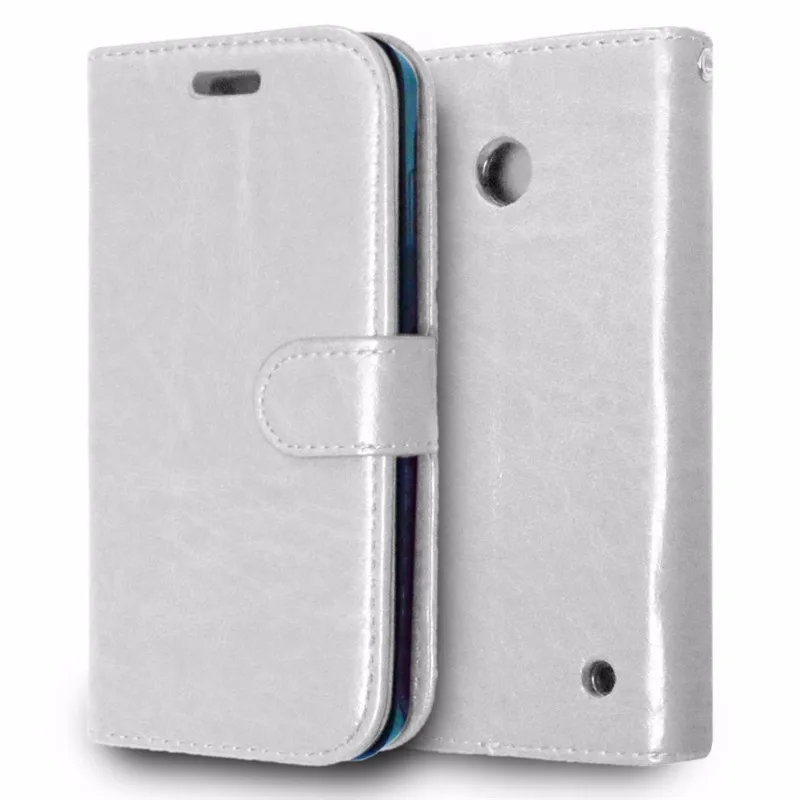 Luxury Wallet PU Leather Back Cover Case For Nokia Lumia 630 635 N630 N635 Case Flip Mobile Protective Phone Bag Skin With Gift (13)