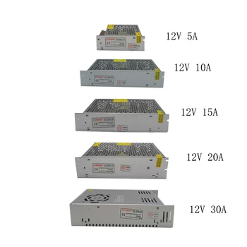 

110V 220V To 12V Volt Led Lighting Transformer Power Supply For 5050 3528 2835 Led Strip Lights