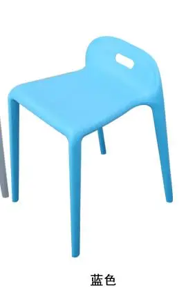 Творческий Пластиковые цветной табурет простой современная мода обеденный табурет дома стека для отдыха на открытом воздухе стул в