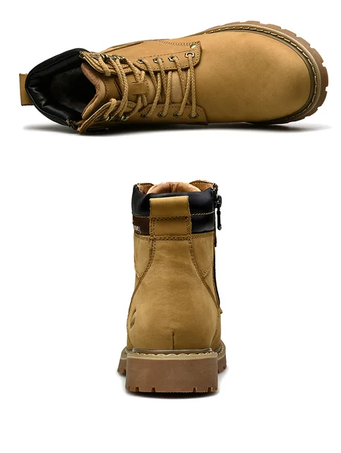 Botines de piel Jack & Jones Jfwstoke Nubuck Boot Honey Noos hombre