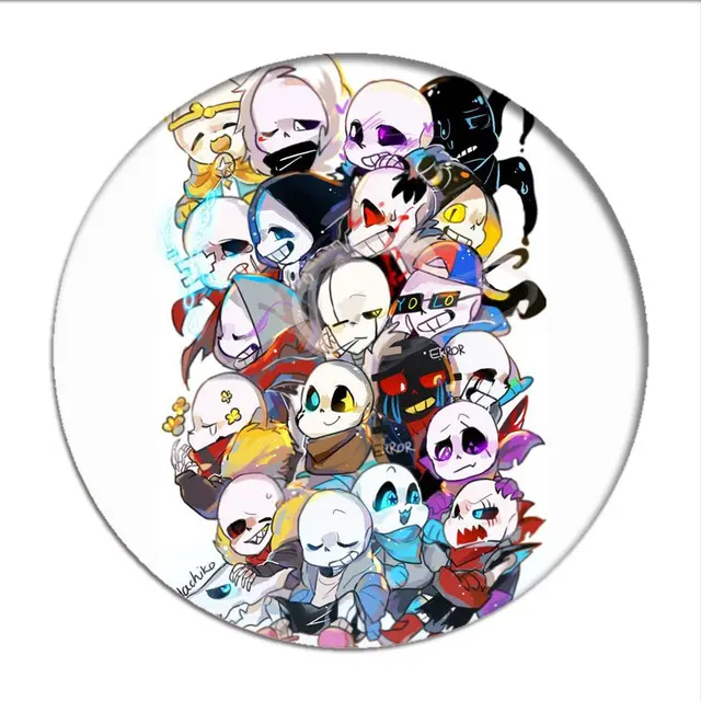 Games Undertale Sans Cosplay Badges Papyrus Brooch Clothing Icon Skull Brother Collection Breastpin For Backpacks Clothes Aliexpress