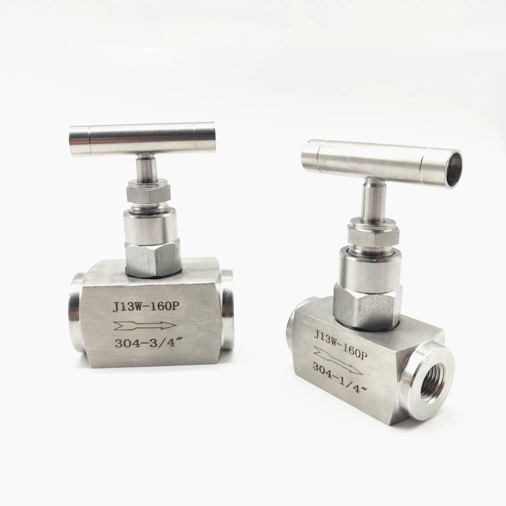 

High Pressure 1/4" 3/8" 1/2" 3/4" 1" BSP Female Shut Off Needle Valve Crane 2300 PSI 304 Stainless Flow Control