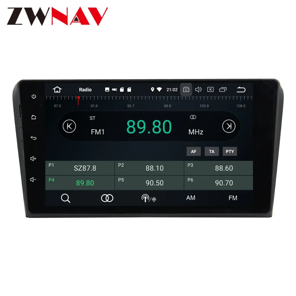 Clearance Android 9 car radio Car DVD CD Player For Mazda 3 2004-2009 GPS navigation headunit tape recorder 4GB 2DIN radio 4